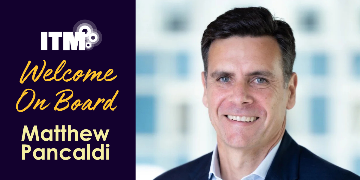 Welcome On Board graphic featuring Matthew Pancaldi